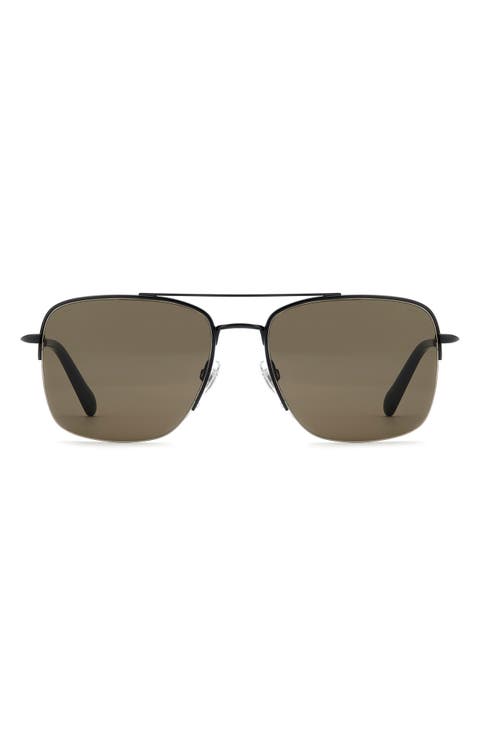 57mm Rectangular Sunglasses