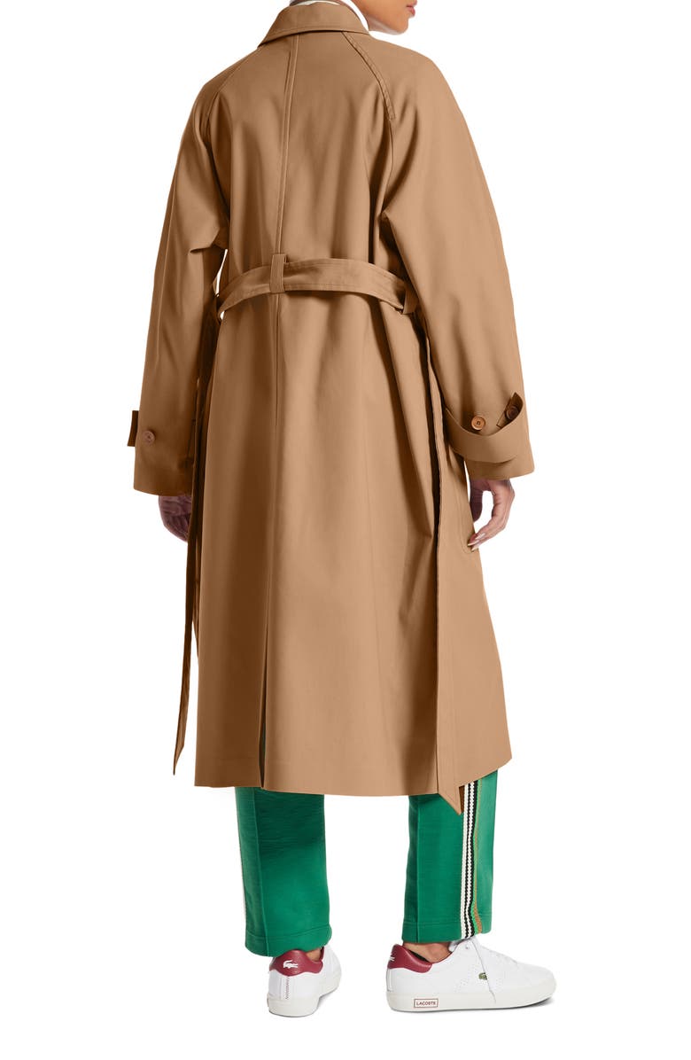 Lacoste Belted Trench Coat, Alternate, color, 