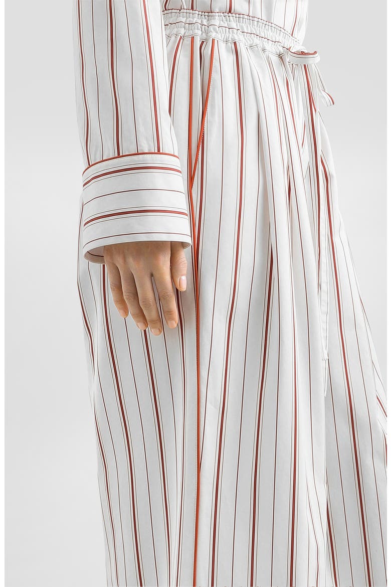 Striped Poplin Wide Leg Pants, Alternate, color, S8053 STRIPED - WHITE/ RED