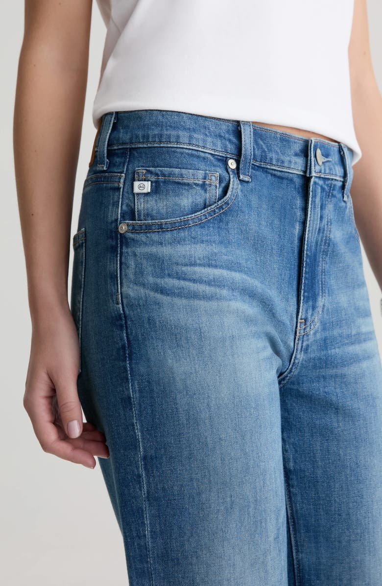 AG Brinley Mid Rise Straight Leg Jeans, Alternate, color, Owens Valley