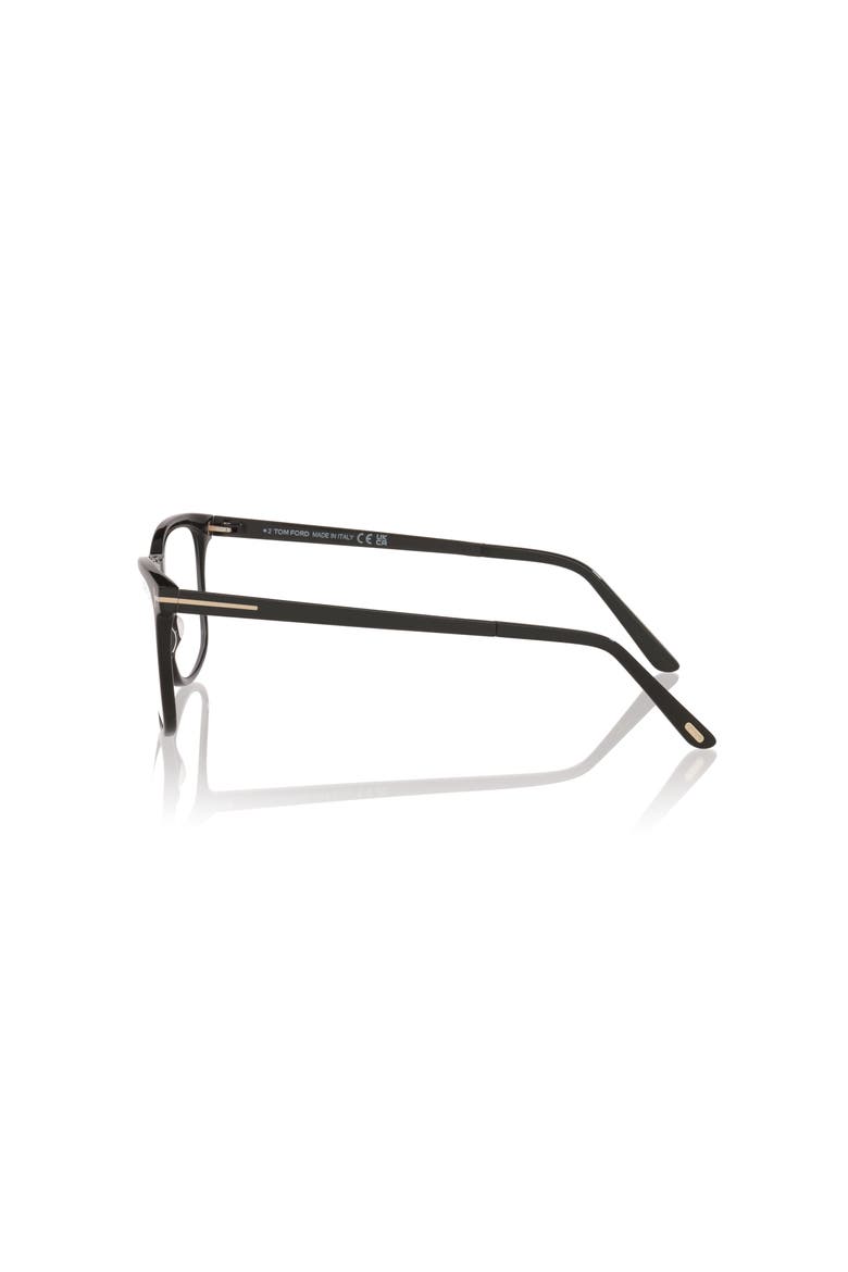 56mm Square optical glasses, Alternate, color, Black