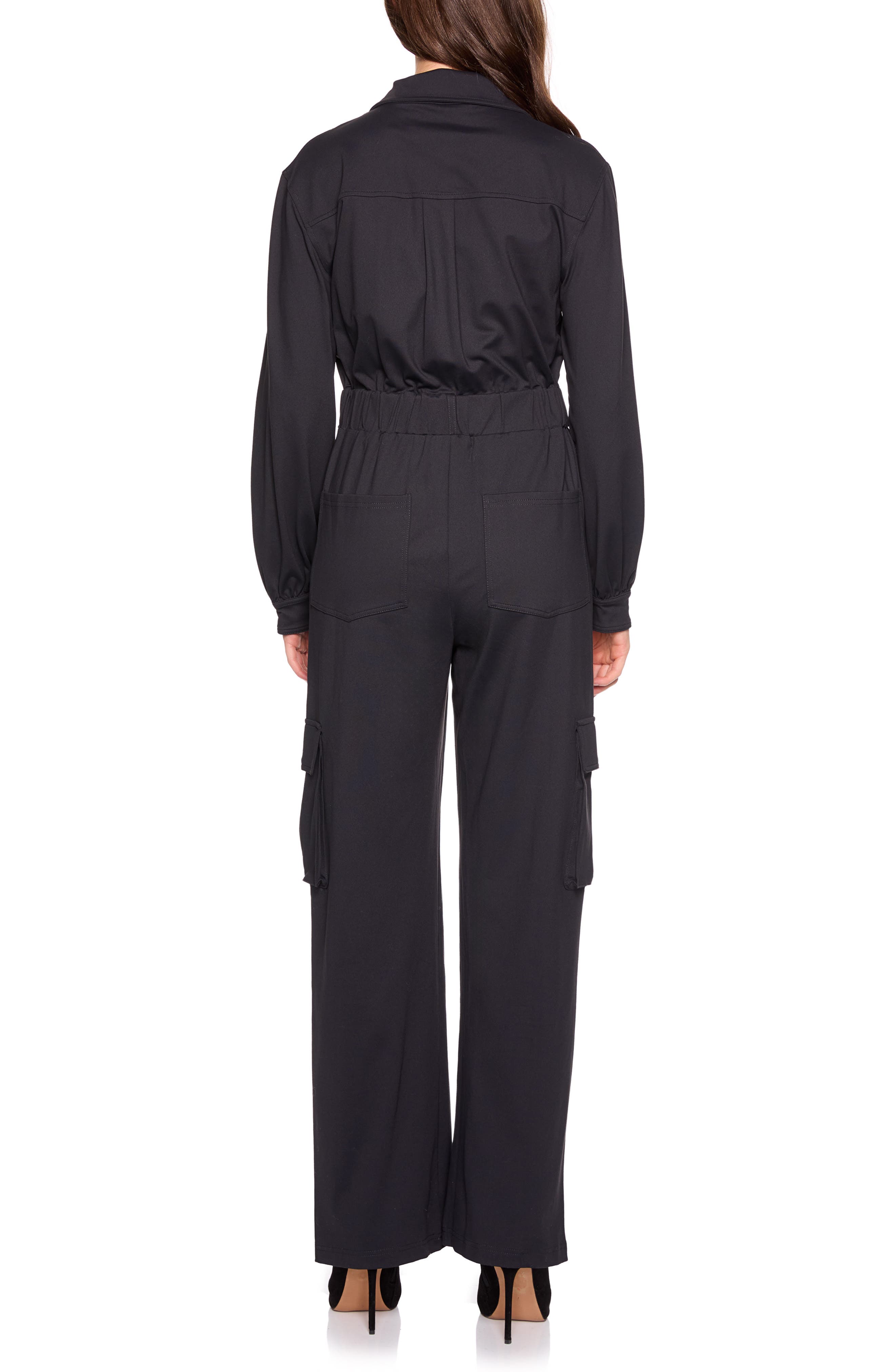 Long Sleeve Cargo Jumpsuit - image 4
