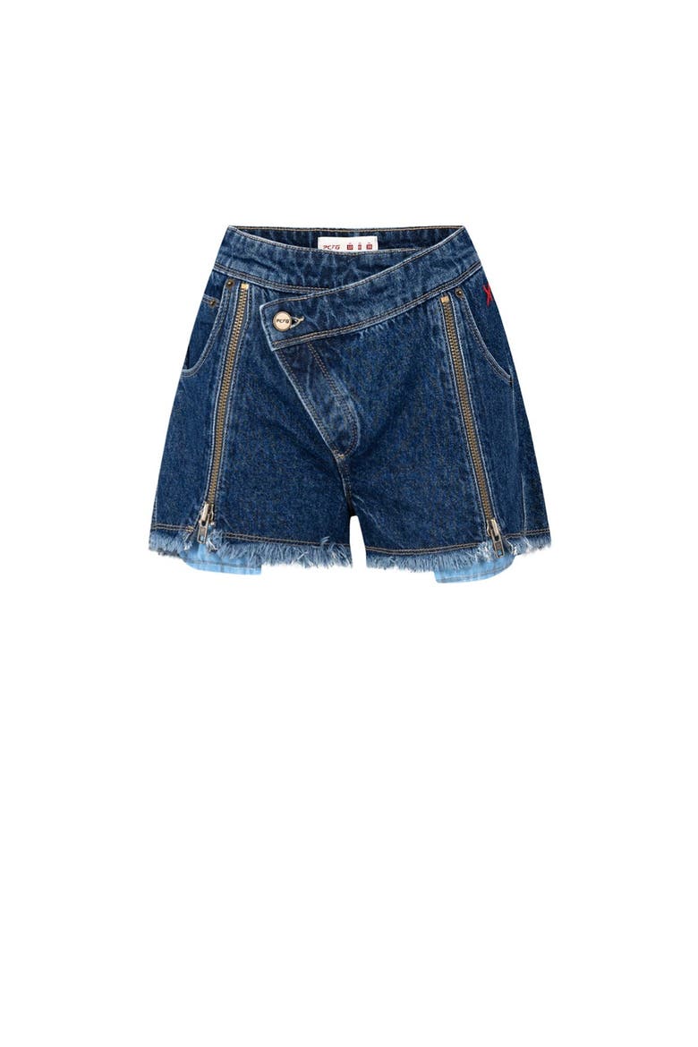 Free Heaven Short With Zip Details, Main, color, blue