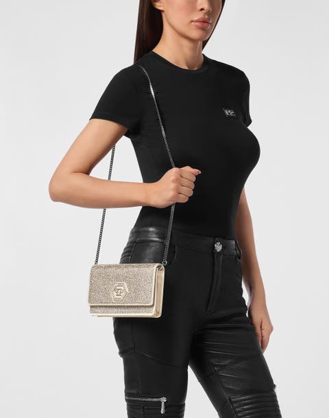 Hexagon Bag Mix Strass Women