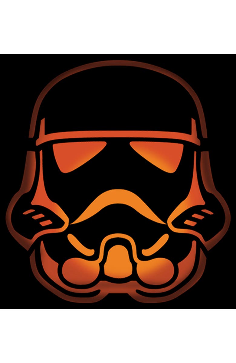 Star Wars: A New Hope Boy's Star Wars A New Hope Halloween Stormtrooper Pumpkin Graphic T-Shirt, Alternate, color, Black