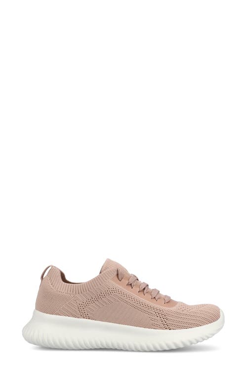 Journee Collection Brena Knit Sneaker In Mauve