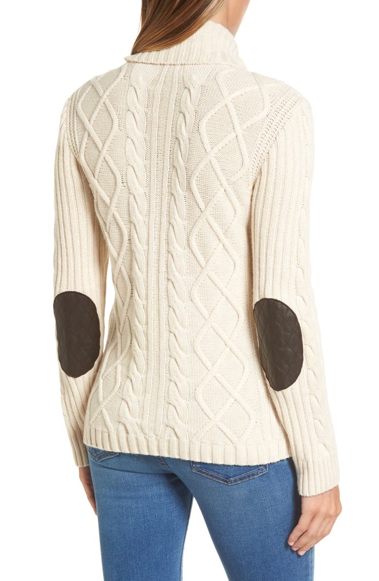 Barbour Fraser Sweater, Alternate, color, Oatmeal