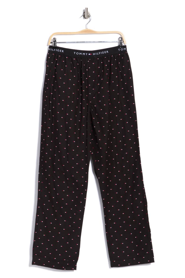 Flannel Sleep Pants, Alternate, color, BLACK INK