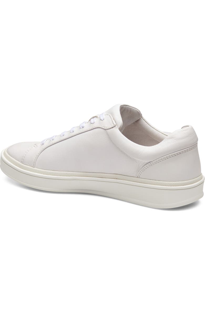 Johnston & Murphy Ashley Sneaker, Alternate, color, White Glove Leather