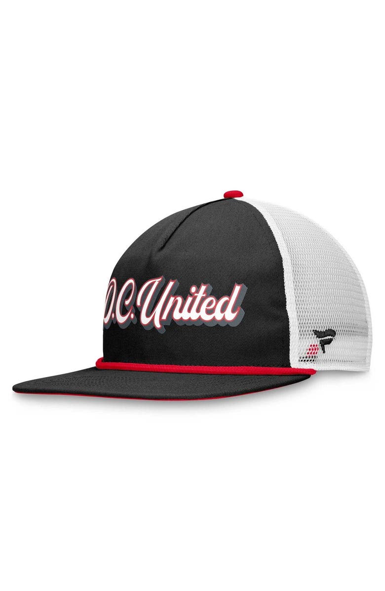 FANATICS Men's Fanatics Branded Black/White D.C. United True Classic Golf Snapback Hat, Alternate, color, 