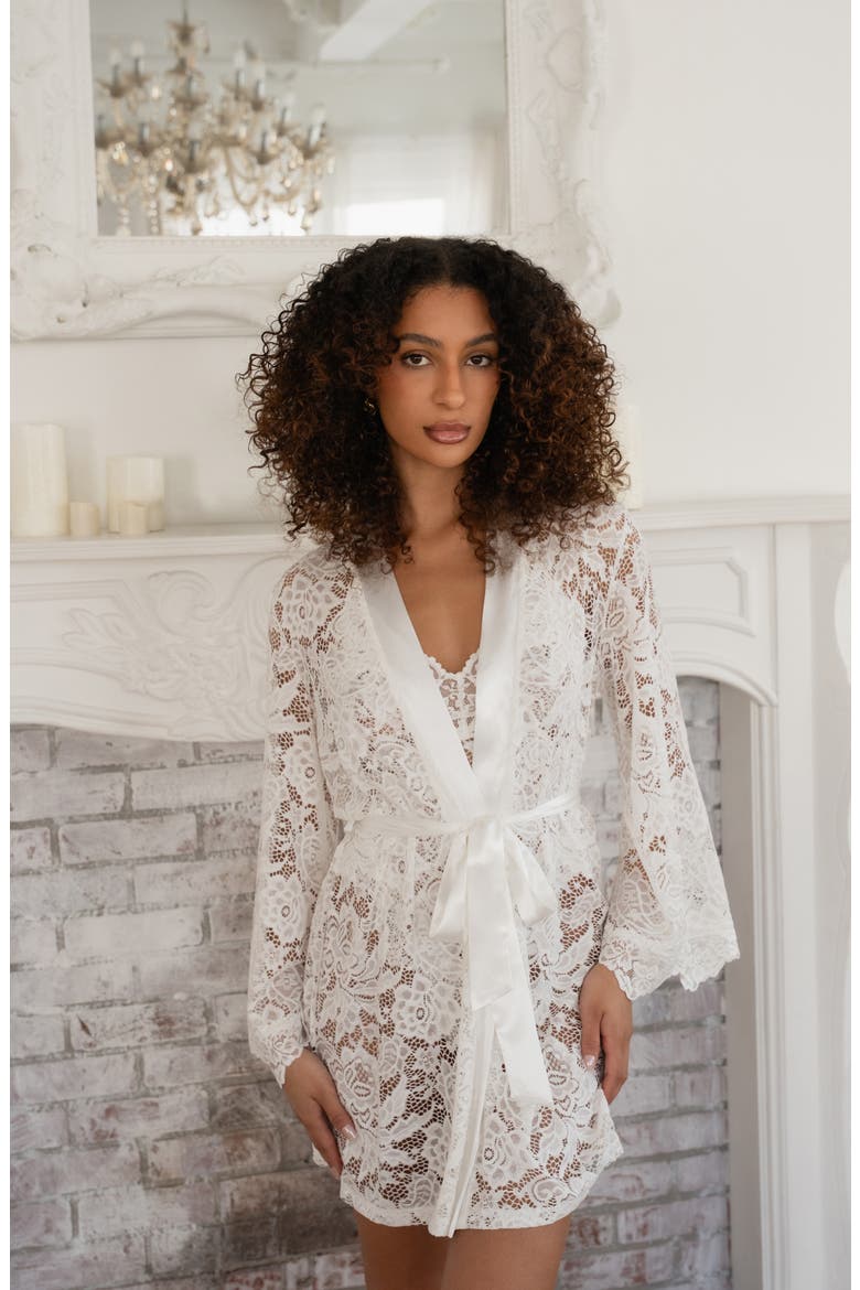 Brynleigh Lace Wrap, Alternate, color, IVORY