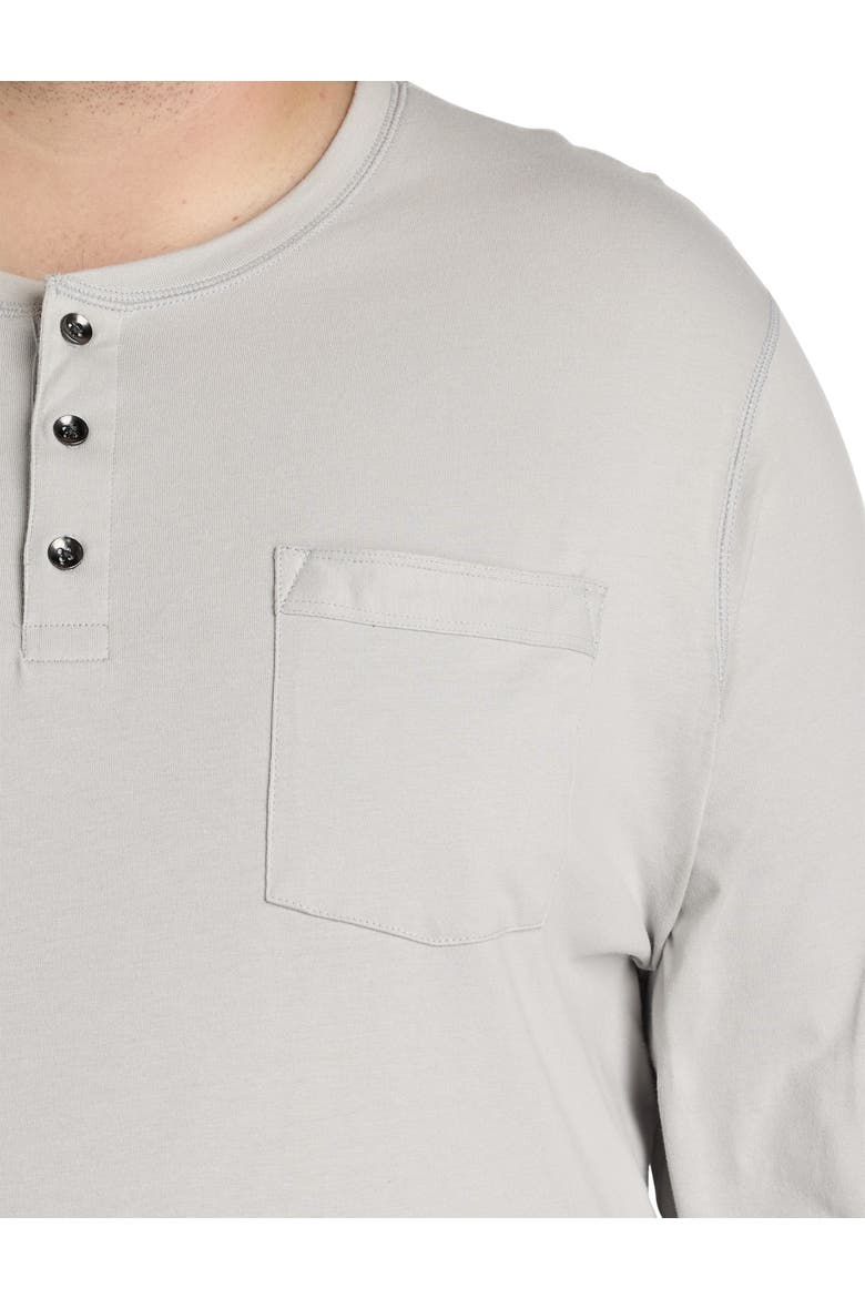 Big & Tall Long-Sleeve Jersey Henley Shirt, Alternate, color, HARBOR MIST