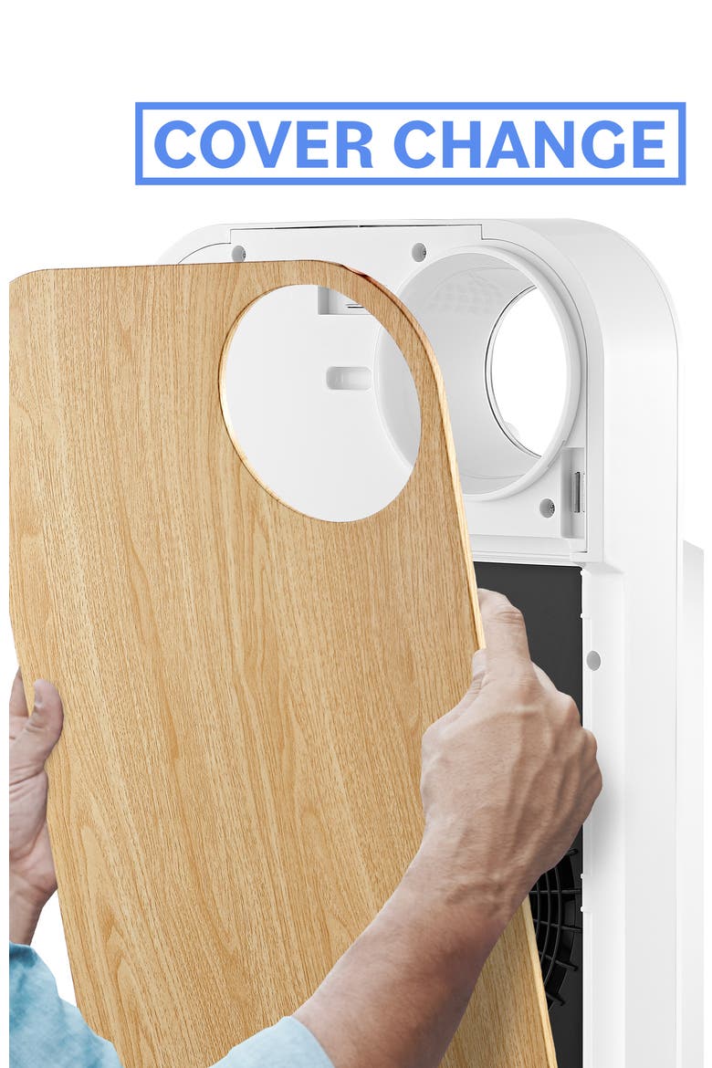 Custom Air Purifier Face Cover, Alternate, color, Aspen Pale Oak
