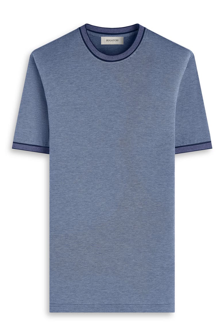 Crewneck Pima Cotton T-Shirt, Alternate, color, NAVY