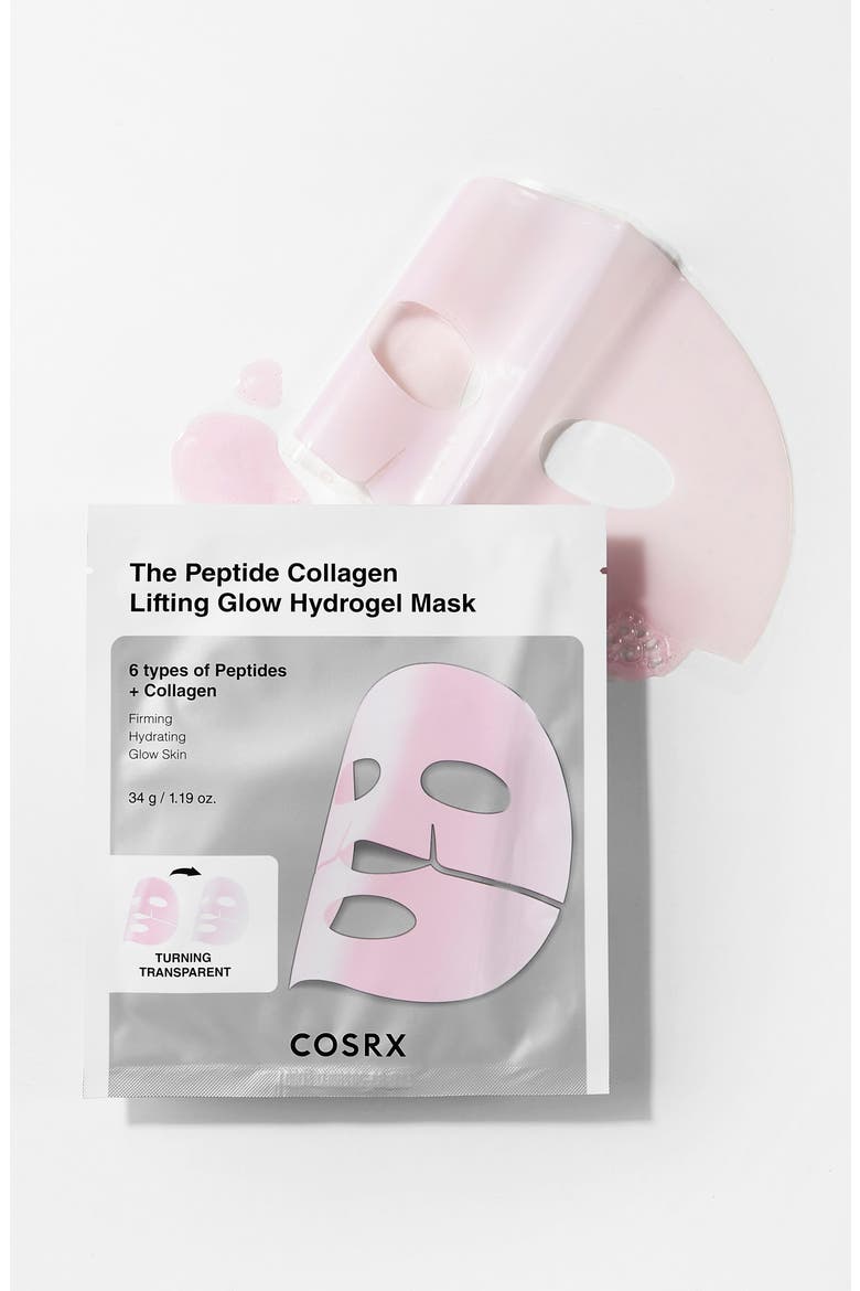 The Peptide Collagen Lifting Glow Hydrogel Mask, Alternate, color, NO COLOR