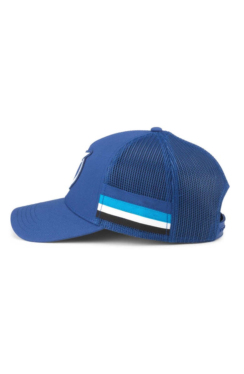 American Needle Men's American Needle Blue Tampa Bay Lightning HotFoot Stripes Trucker Adjustable Hat, Alternate, color,