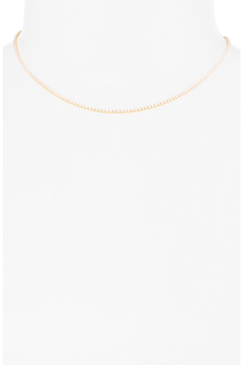 Tennis Chain Necklace, Alternate, color, GOLD