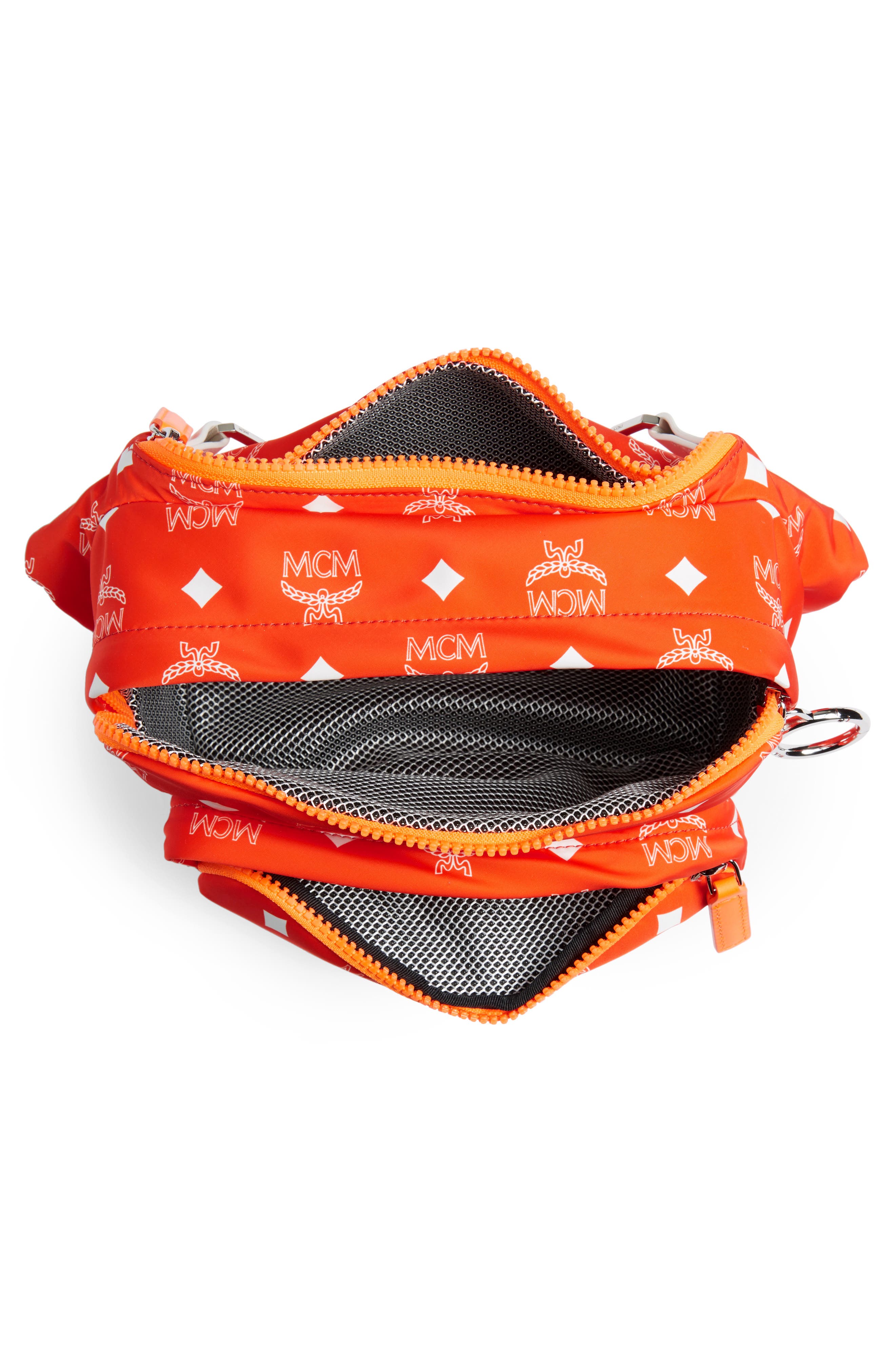 Resnick Visetos Sling Bag, Alternate, color, WHITE LOGO FLAME