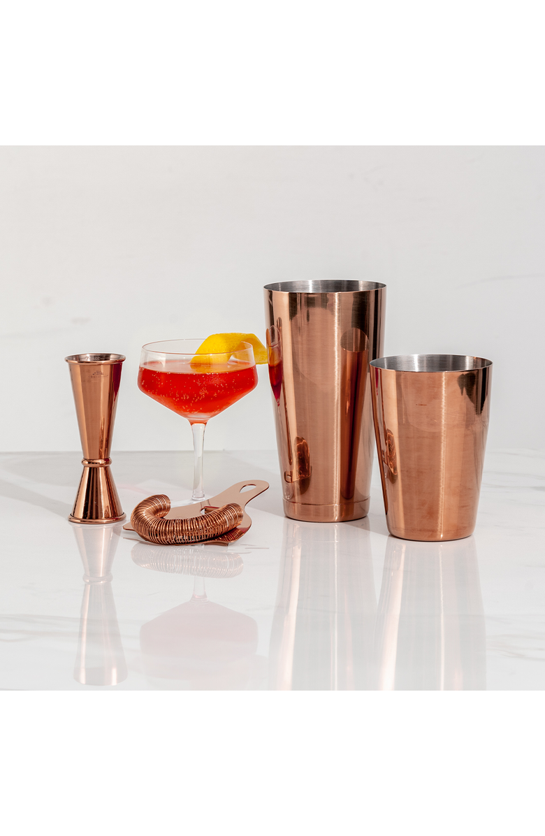 A Bar Above 4-Piece Craft Bar Set, Antique Copper, Alternate, color, Antique Copper