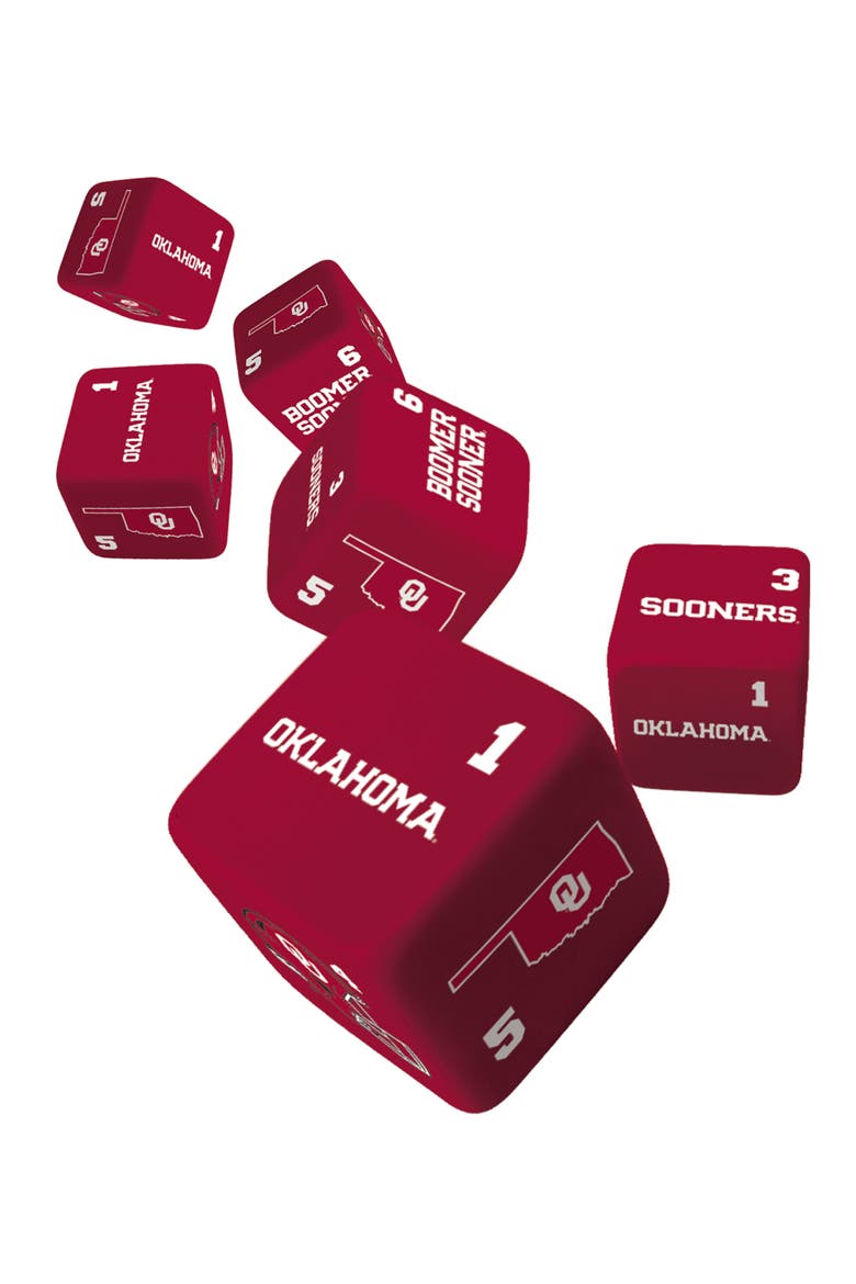 Oklahoma Sooners Dice Set - 19mm, Alternate, color, Multicolor