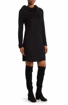 Vince Camuto Cowl Neck Sweater Dress