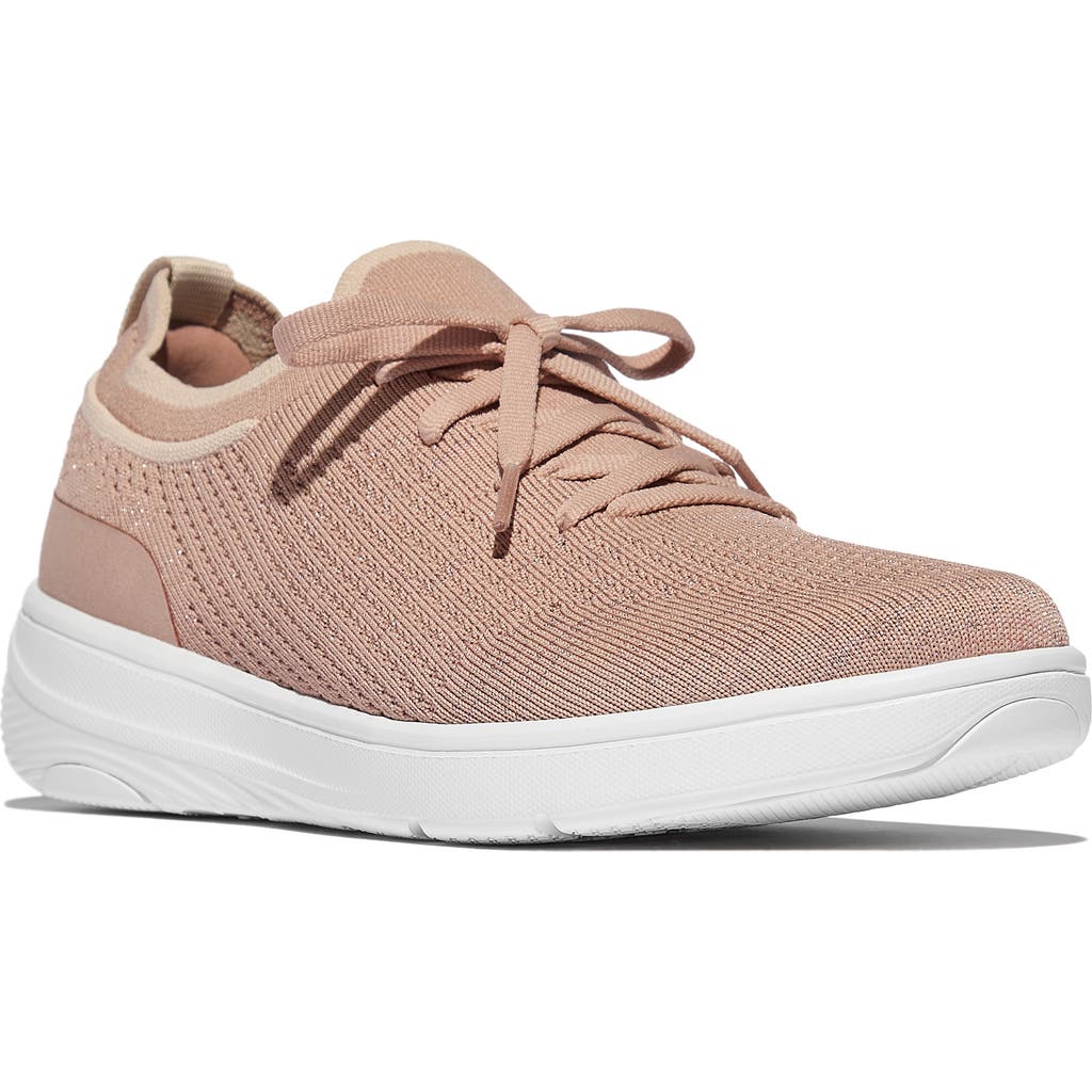 Fitflop Super-q Knit Sneaker In Neutral