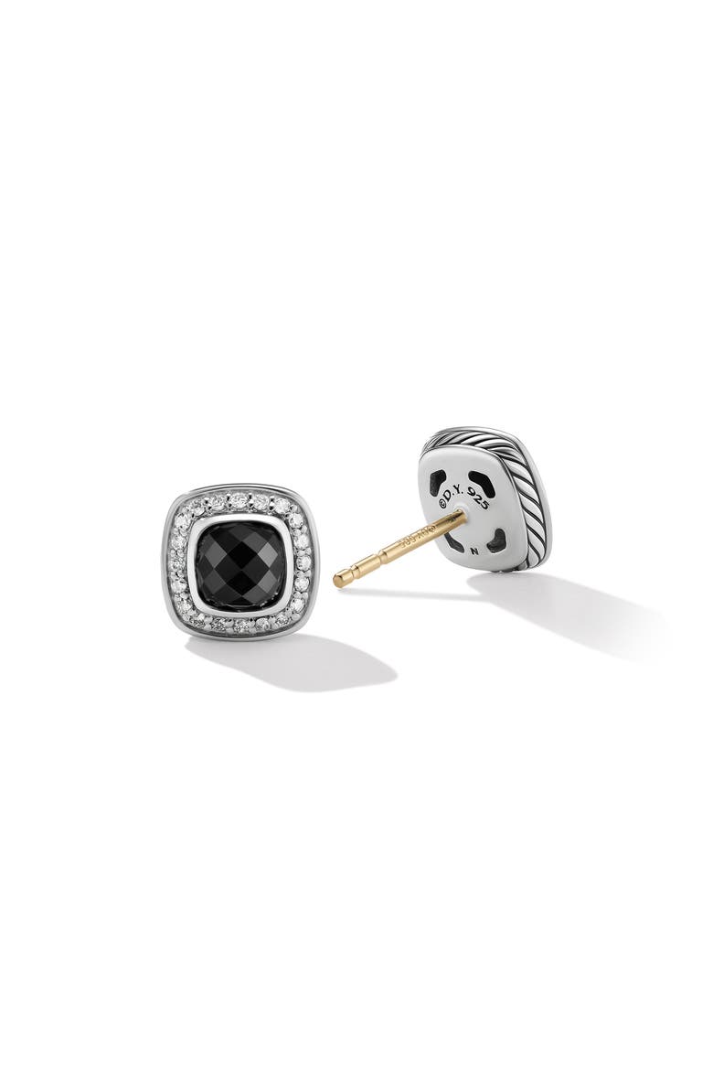 Petite Albion Stud Earrings, Alternate, color, BLACK ONYX