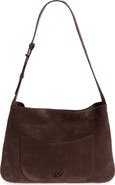Valentino Emile Small Leather Suede Hobo Bag