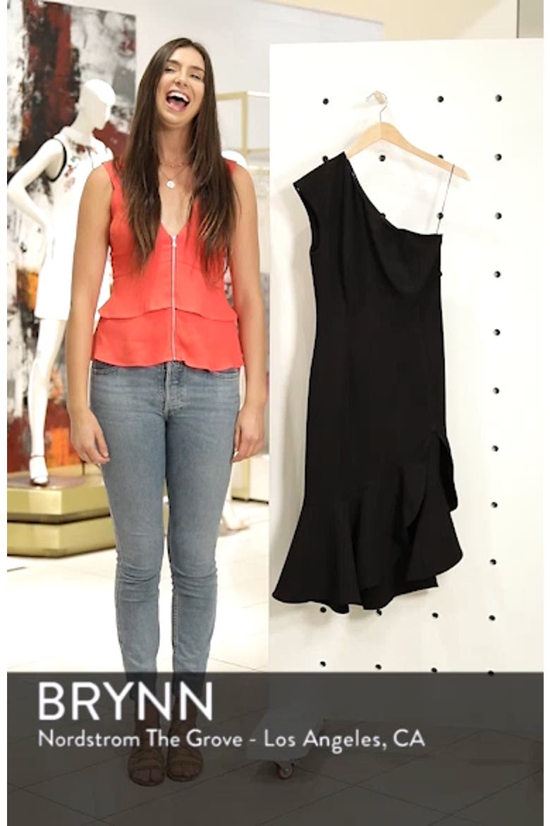 Mirrors One-Shoulder Asymmetrical Dress video