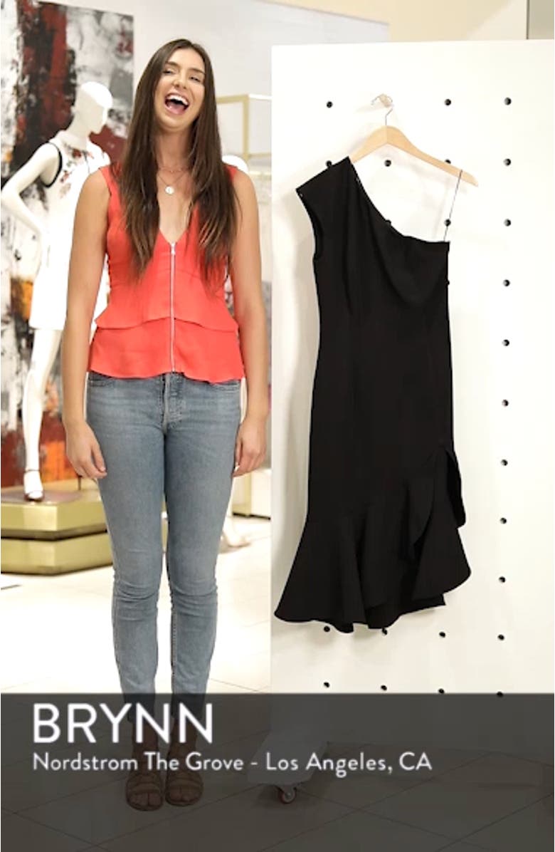 Mirrors One-Shoulder Asymmetrical Dress, sales video thumbnail