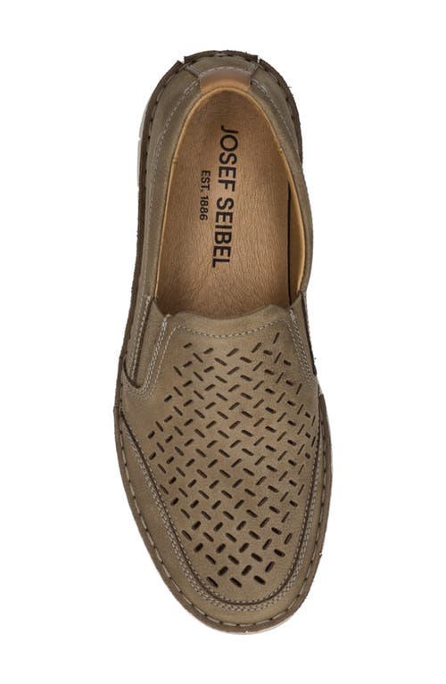 Josef Seibel Ruben 27 Perforated Loafer In Sand