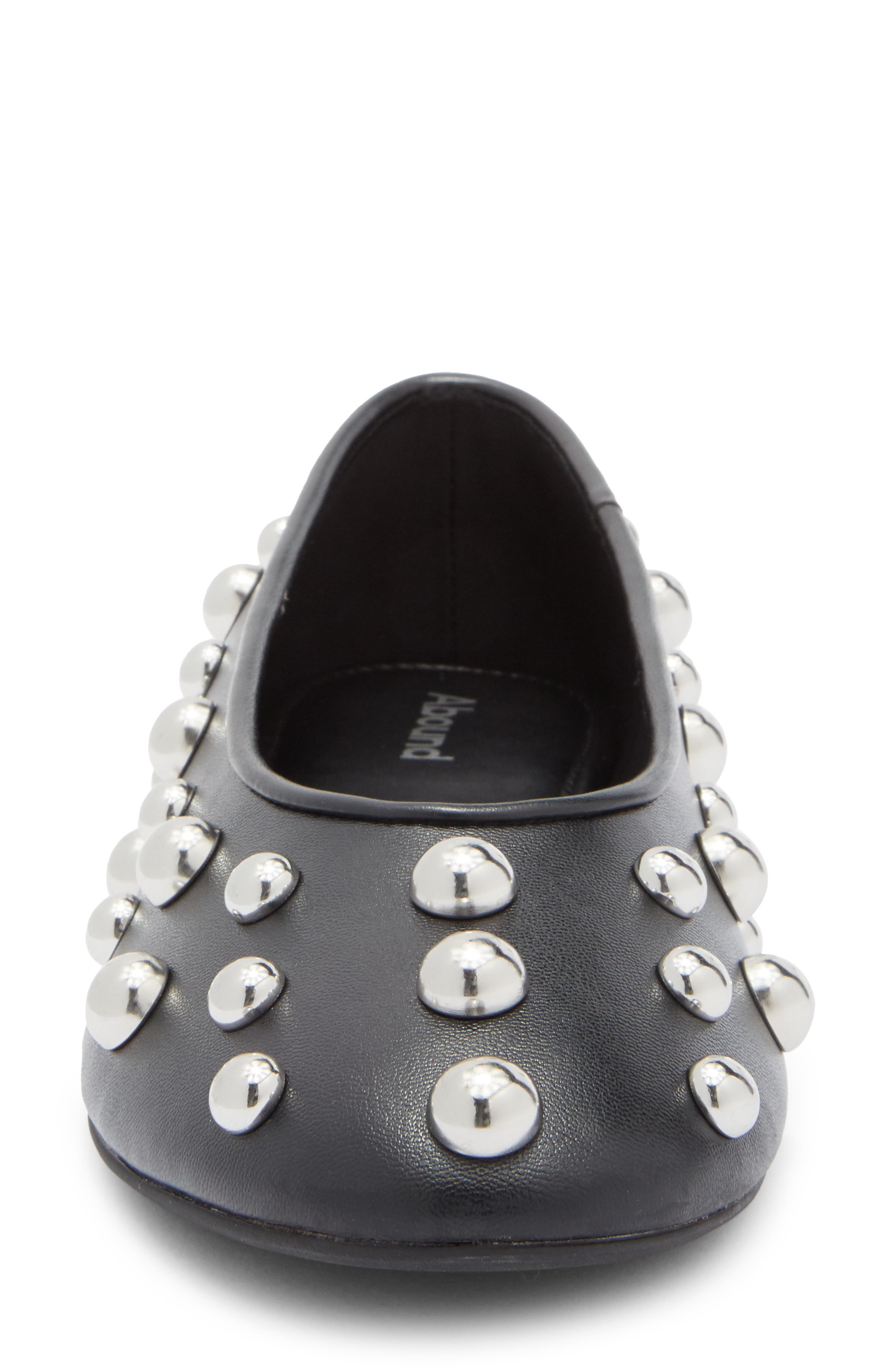Abound Susie Studded Flat, Alternate, color, Black