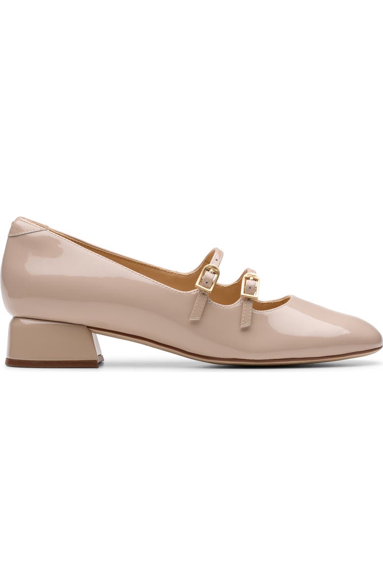 Clarks<sup>®</sup> Daiss Shine Mary Jane Pump, Alternate, color, Sand Patent