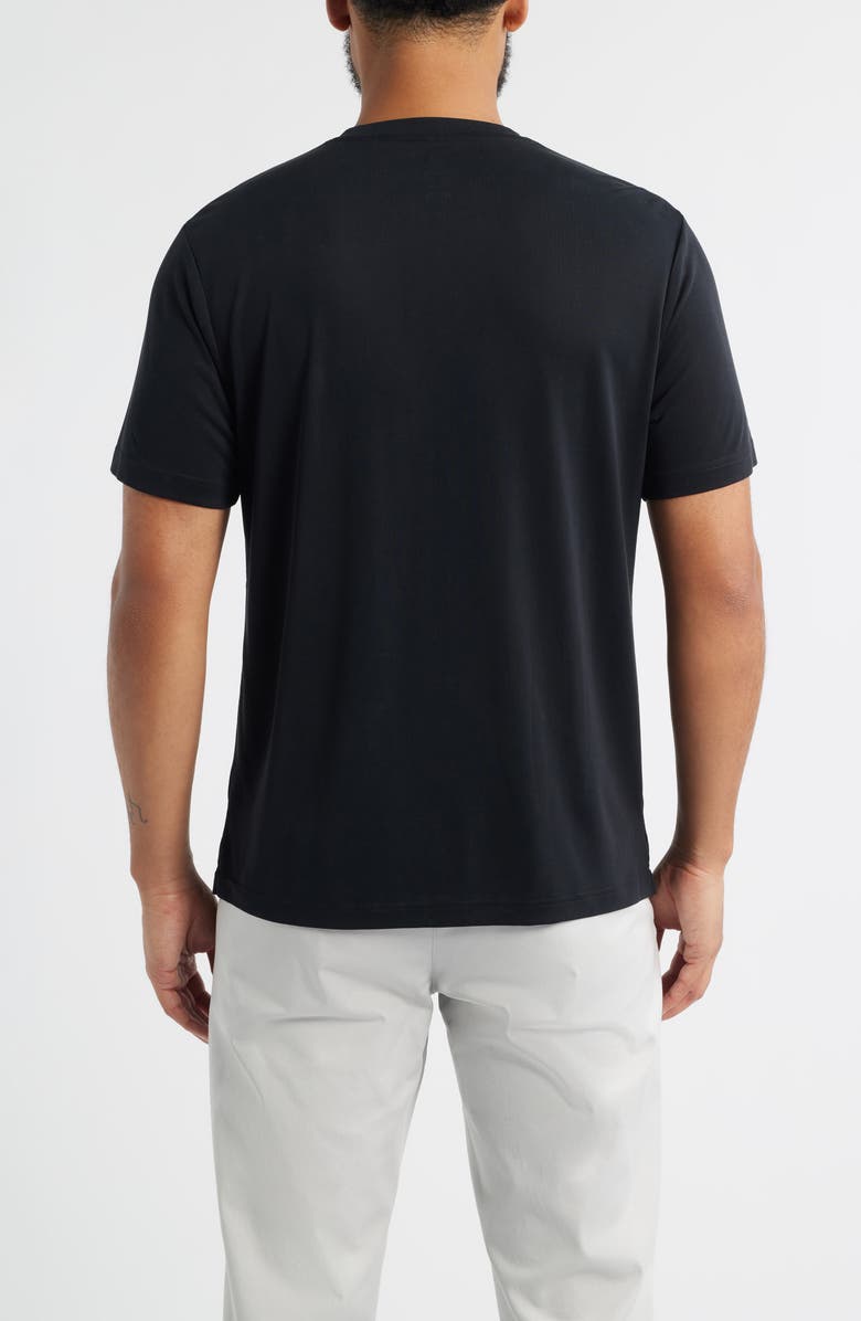 johnnie-O The Tee Modal Blend Crewneck T-Shirt, Alternate, color, Black