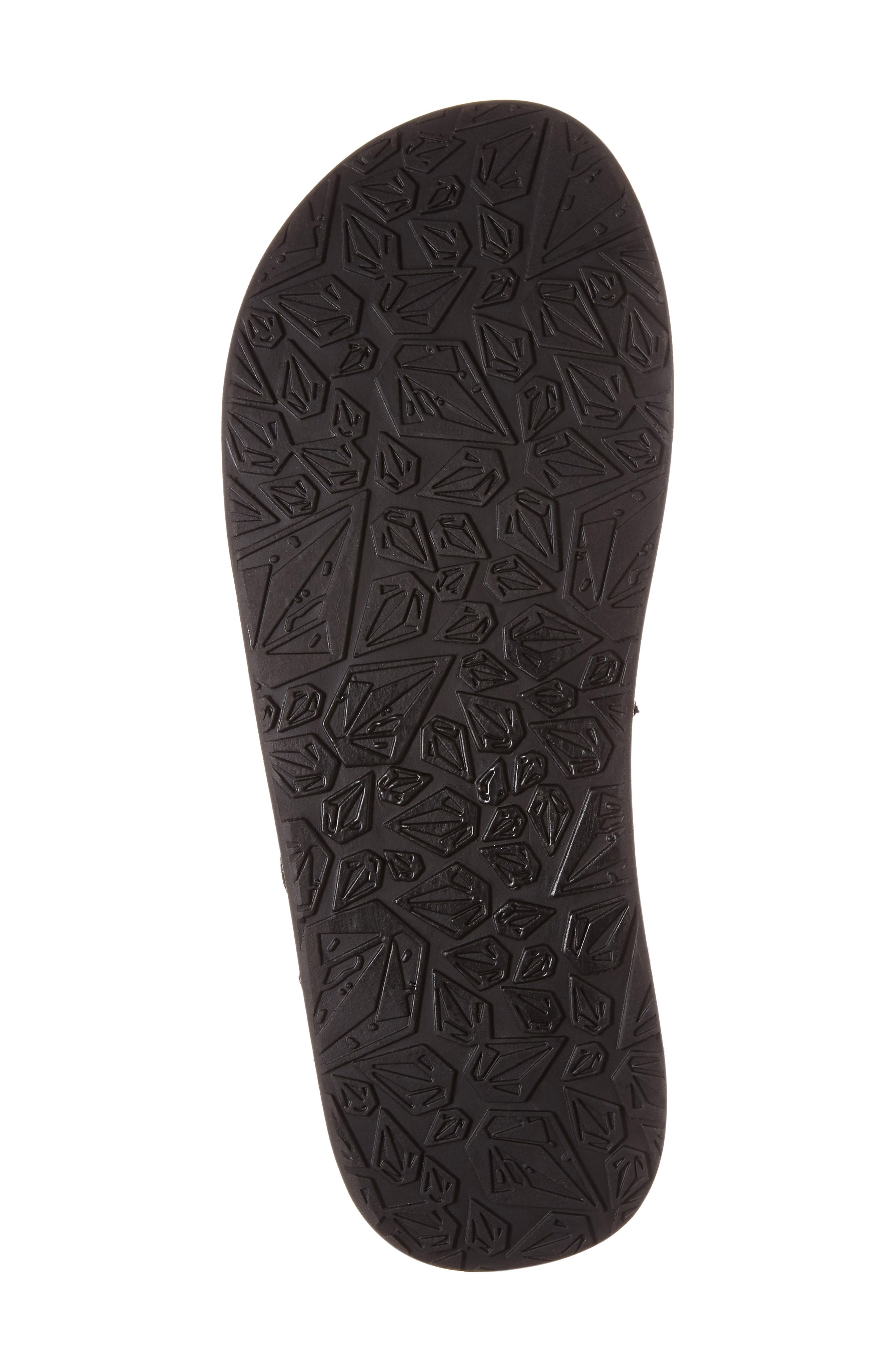 Recliner Flip Flop, Alternate, color, BLACK/ WHITE