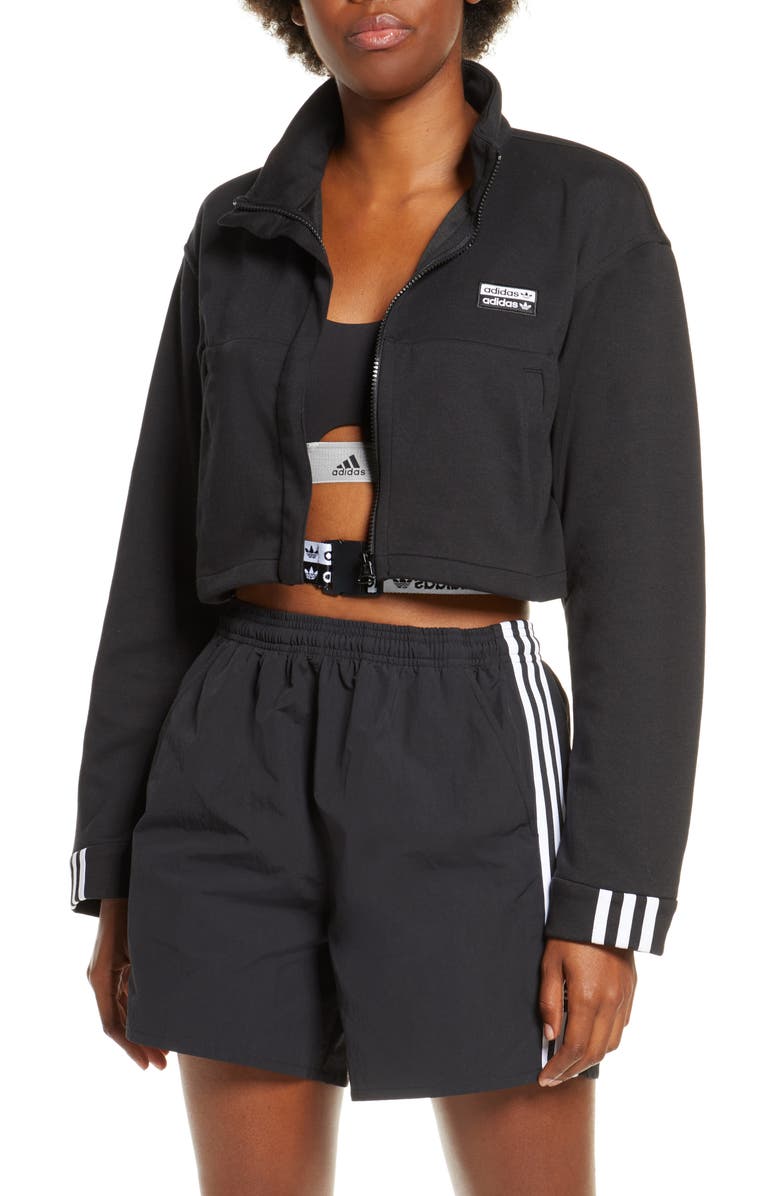 adidas Originals Crop Track Jacket, Main, color,