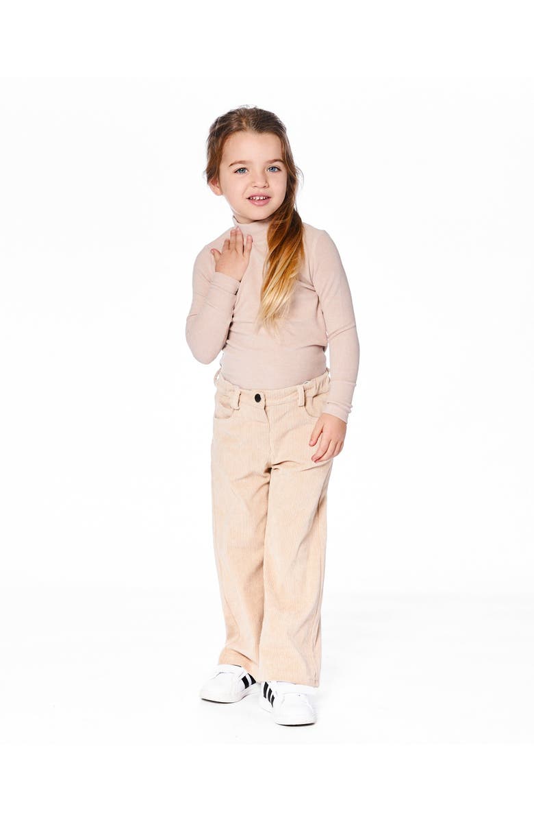 Deux par Deux Wide Leg Corduroy Pants, Alternate, color,