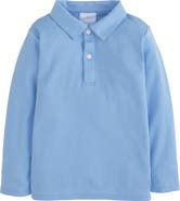Little English Kids' Solid Long Sleeve Polo