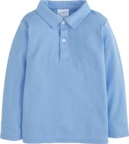 Little English Kids' Solid Long Sleeve Polo