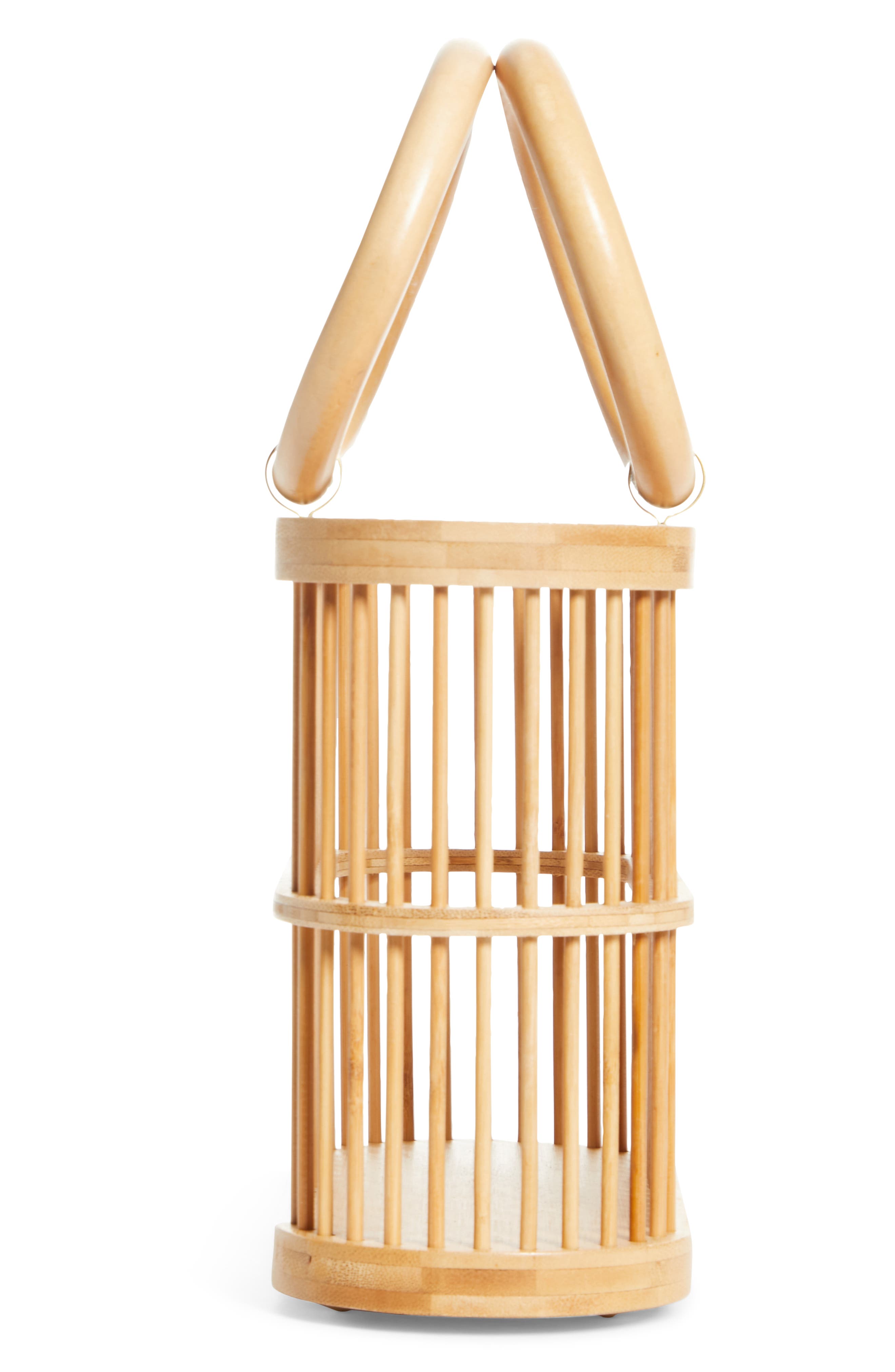 Cult Gaia Mini Coco Top Handle Bamboo Bag, Alternate, color, 
