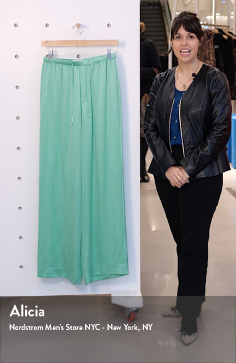 Silk Drawstring Pants, sales video thumbnail