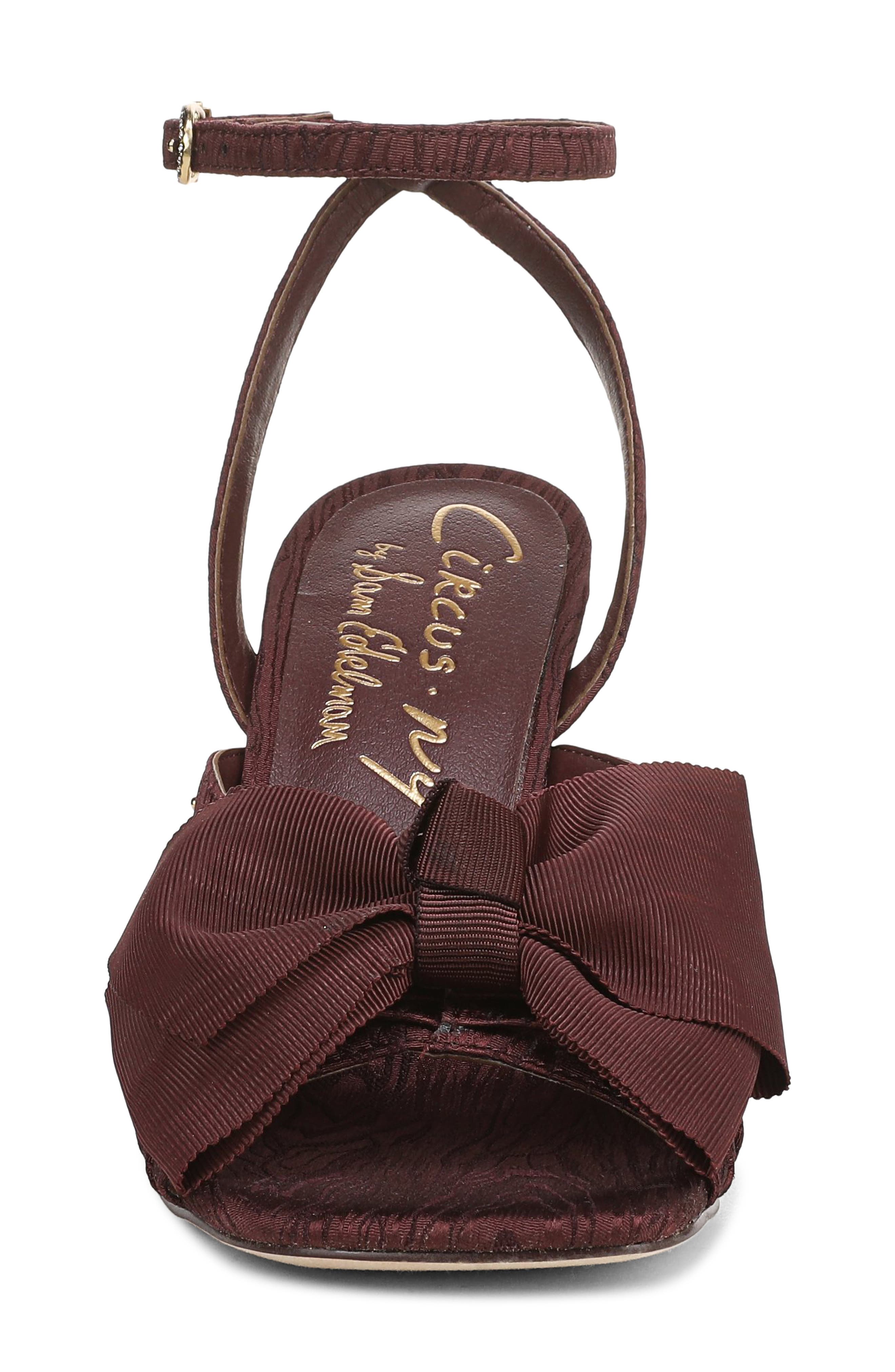 Circus NY by Sam Edelman Wilma Ankle Strap Sandal, Alternate, color, Spiced Plum