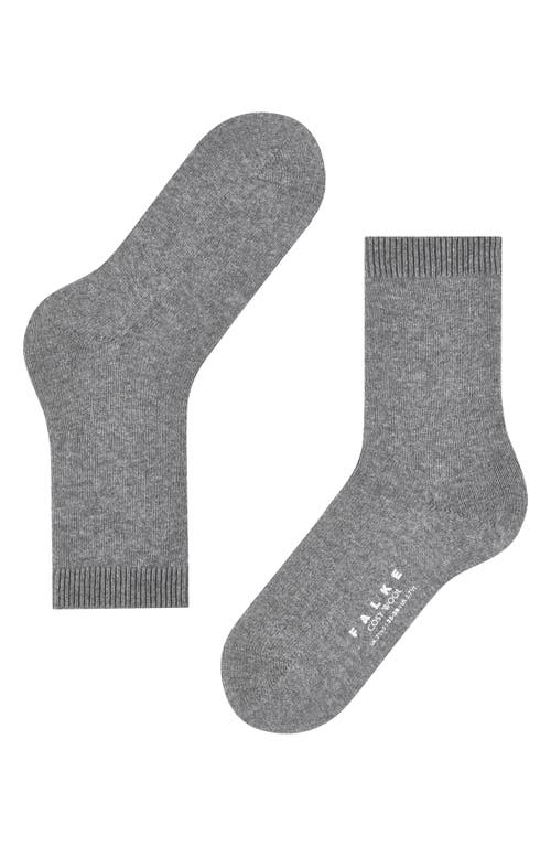 Falke Cashmere & Wool-blend Cozy Socks In Light Grey