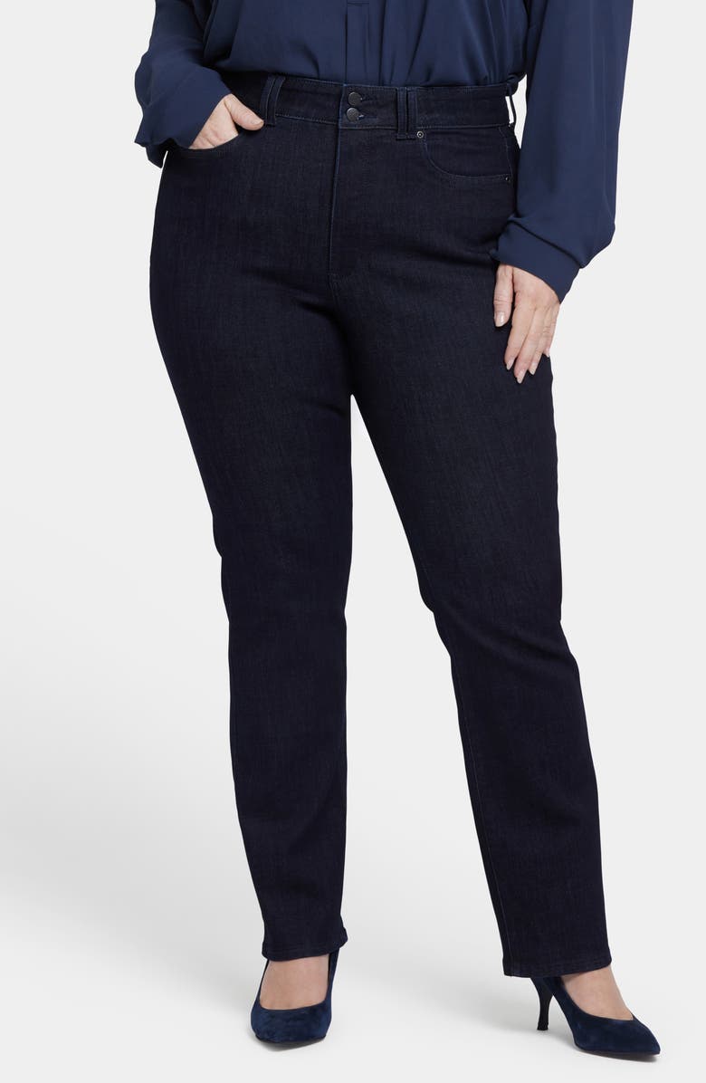 NYDJ Marilyn Hollywood High Waist Straight Leg Jeans, Main, color, 