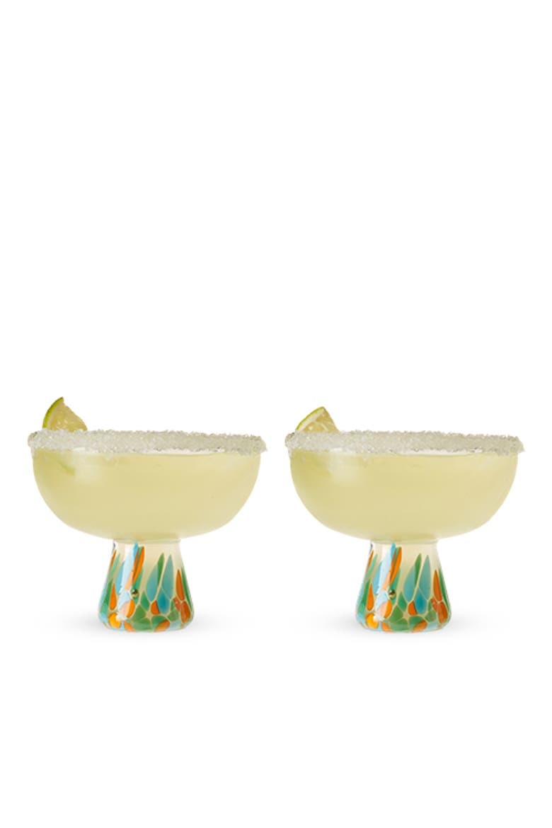 Segunda Vida Viajar Margarita Glasses Set of 2, Main, color, Clear