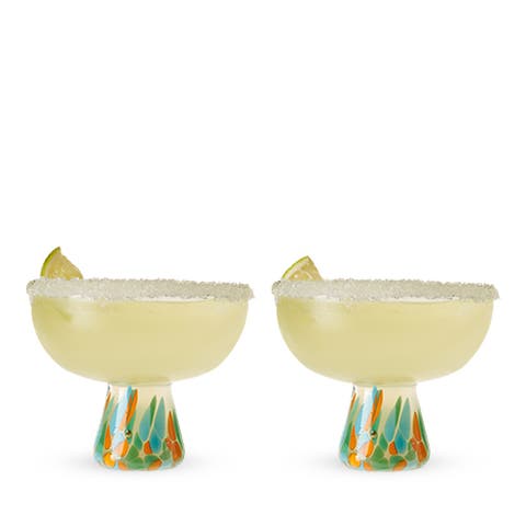 Segunda Vida Viajar Margarita Glasses Set of 2
