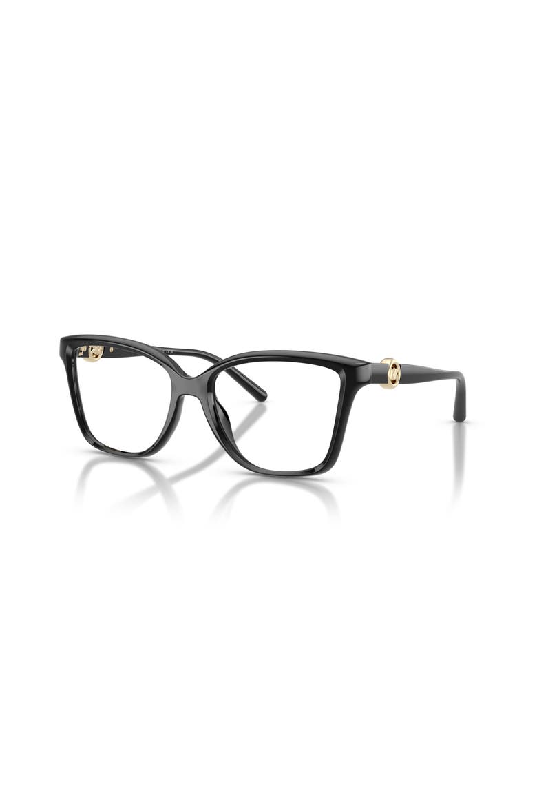 54mm Square optical glasses, Main, color, Black