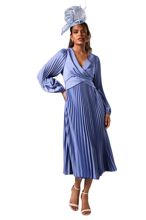 Petite Pleat Skirt Midi Dress