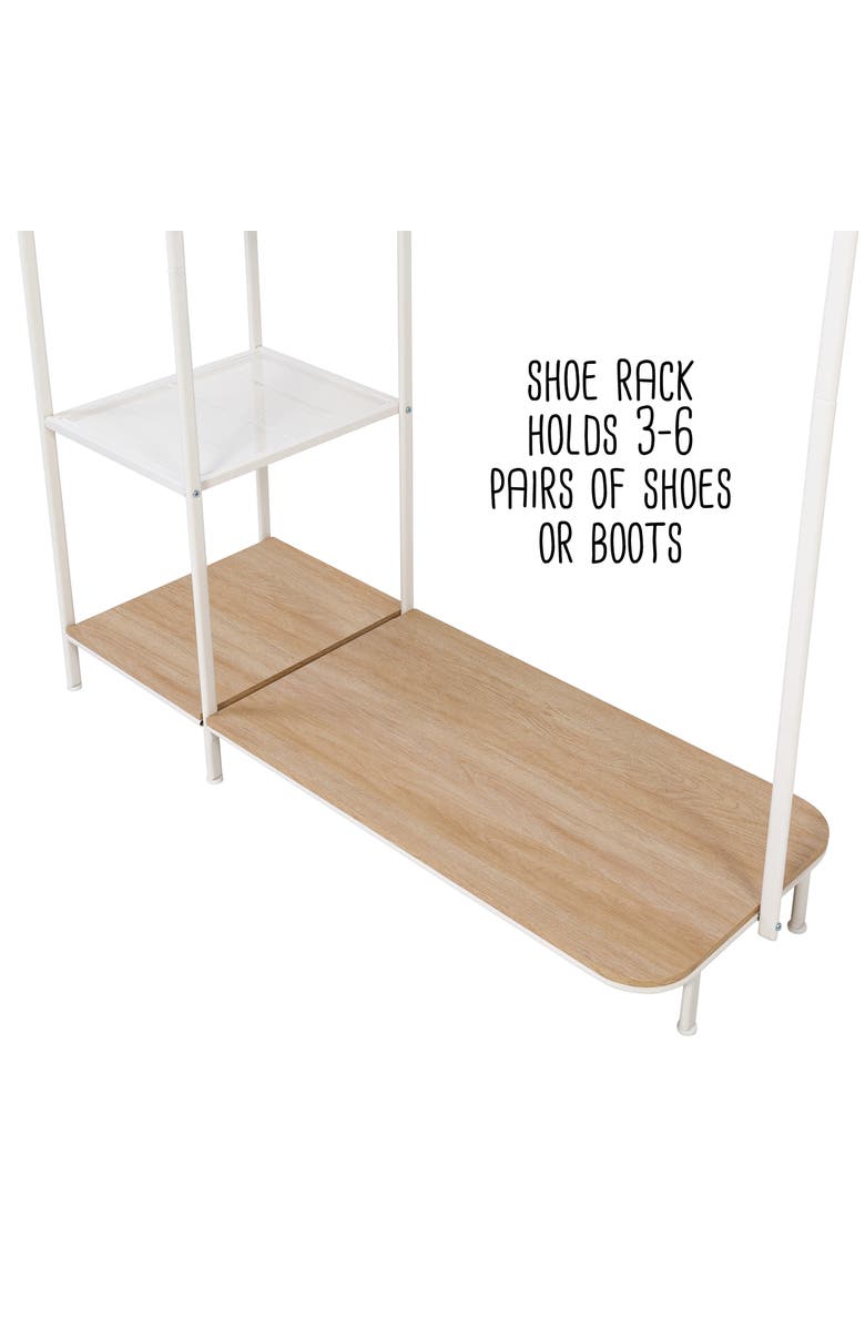 HONEY-CAN-DO Clothing Rack with Shelving Unit, Alternate, color,