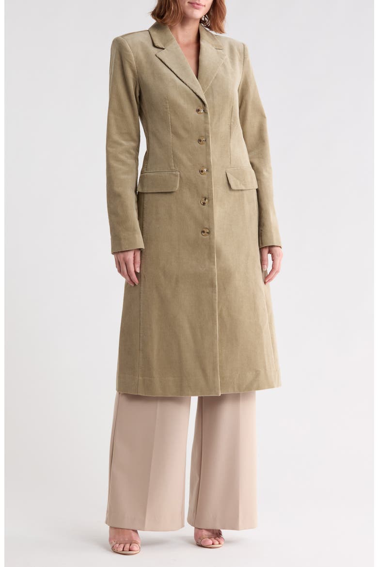 Trexi Corduroy Coat, Alternate, color, DUSTY OLIVE